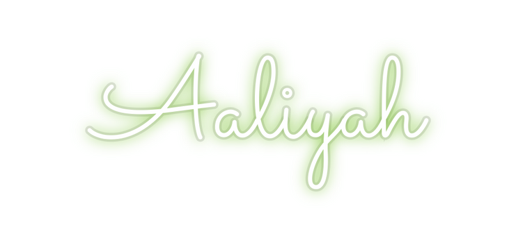 Custom Neon: Aaliyah