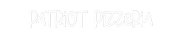 Custom Neon: Patriot Pizze...