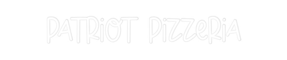 Custom Neon: Patriot Pizze...