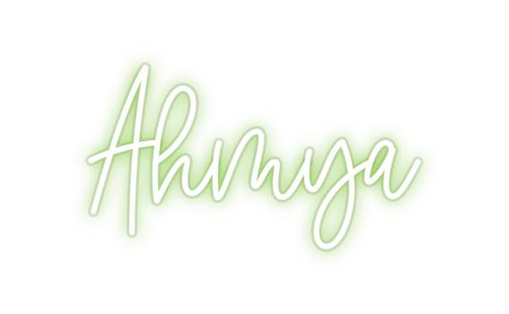 Custom Neon: Ahmya