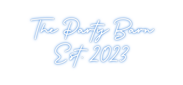 Custom Neon: The Party Bar...