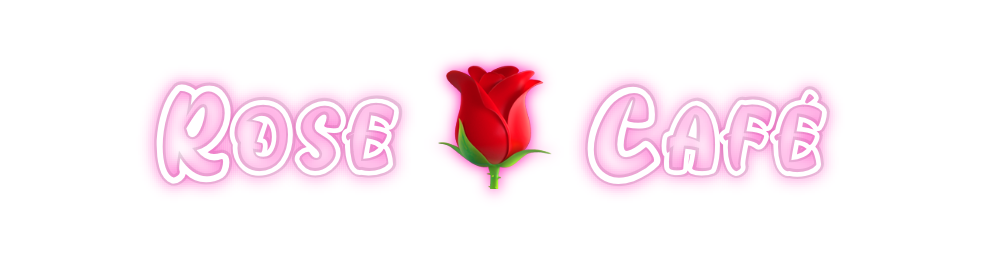 Custom Neon: Rose 🌹 Café