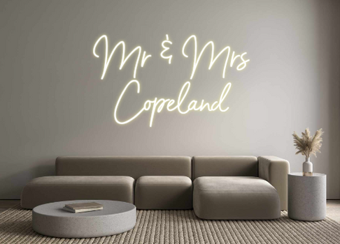 Custom Neon:  Mr & Mrs
 Co...