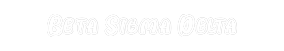 Custom Neon: Beta Sigma De...