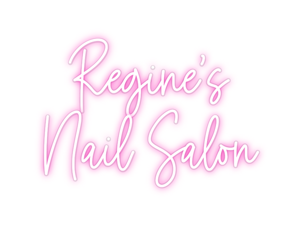 Custom Neon: Regine's
Nail...