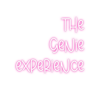 Custom Neon: the
GENIE
exp...