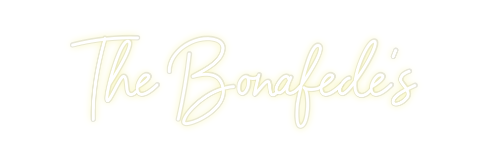 Custom Neon: The Bonafede’s