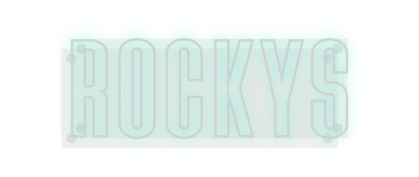 Custom Neon: ROCKYS