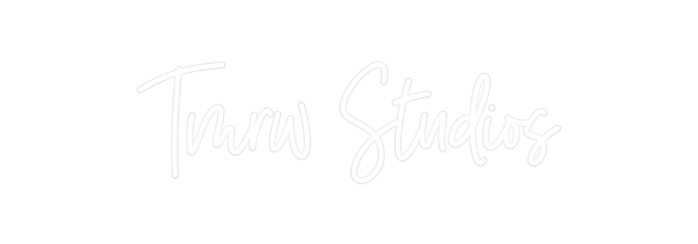 Custom Neon: Tmrw Studios