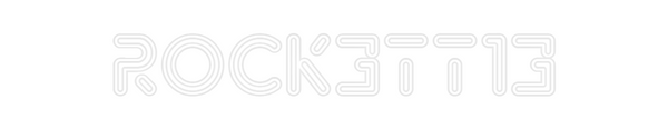 Custom Neon: Rock3tt13