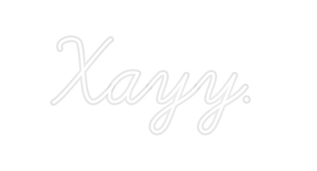 Custom Neon: Xayy.