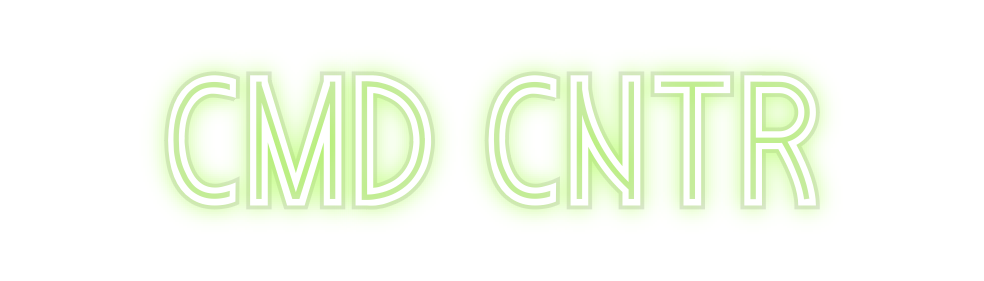 Custom Neon:  CMD CNTR