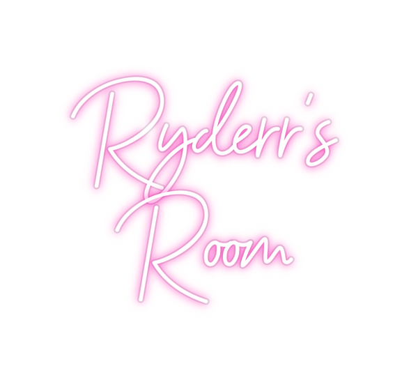 Custom Neon: Ryderr’s 
Room
