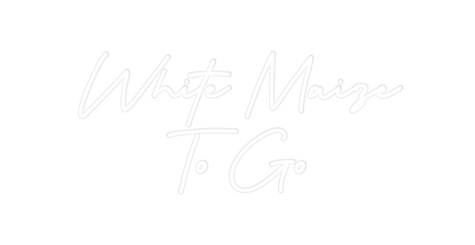 Custom Neon: White Maize 
...