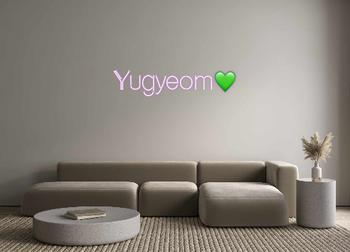 Custom Neon: Yugyeom💚