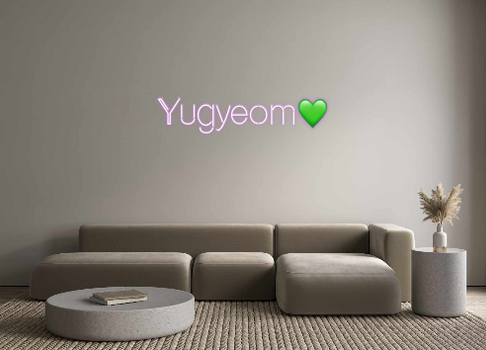 Custom Neon: Yugyeom💚