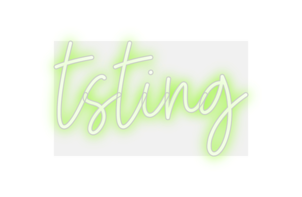 Custom Neon: tsting