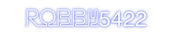 Custom Neon: Robby5422
