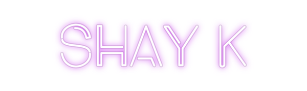 Custom Neon: SHAY K