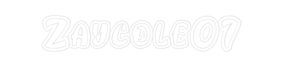 Custom Neon: Zaycole07