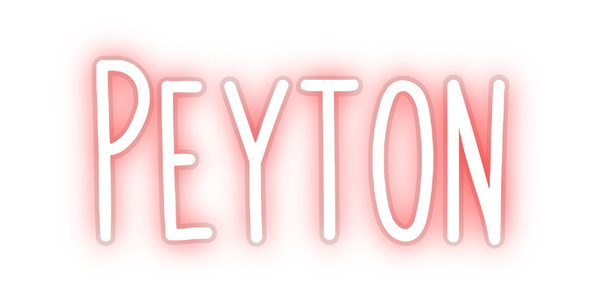Custom Neon: Peyton