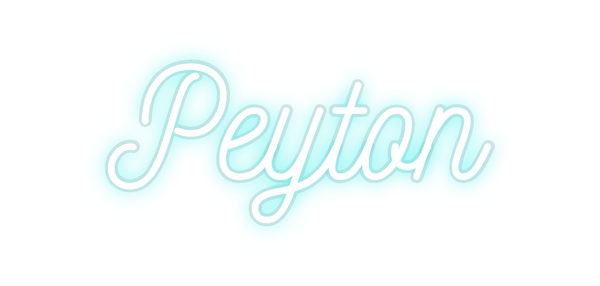 Custom Neon: Peyton