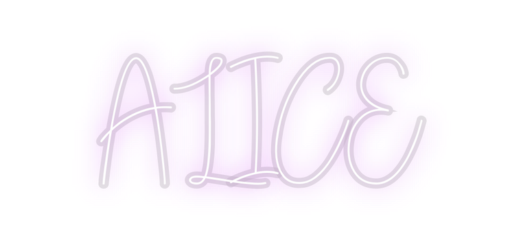 Custom Neon: ALICE
