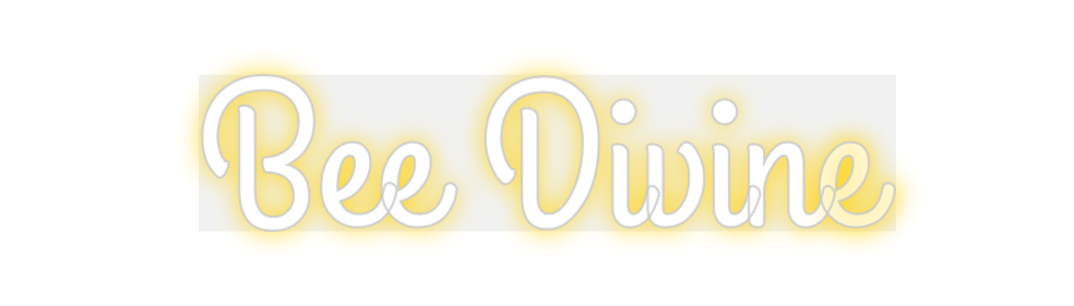 Custom Neon: Bee Divine