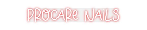 Custom Neon: Procare Nails
