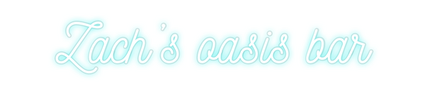 Custom Neon: Zach’s oasis ...