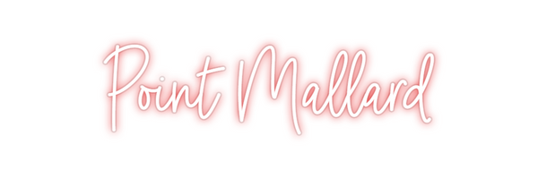 Custom Neon: Point Mallard