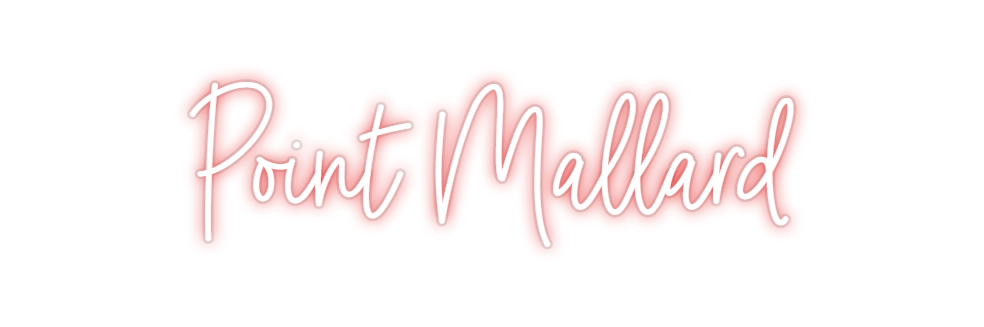 Custom Neon: Point Mallard