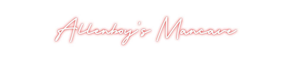 Custom Neon: Allenboy's Ma...