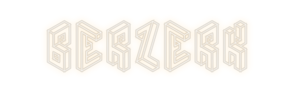 Custom Neon: BERZERK