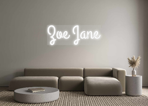 Custom Neon: Zoe Jane