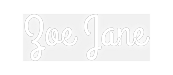 Custom Neon: Zoe Jane