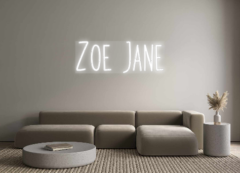 Custom Neon: Zoe Jane
