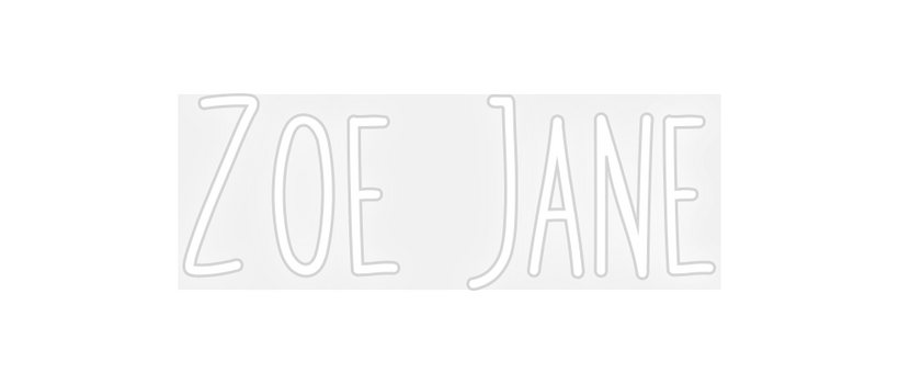 Custom Neon: Zoe Jane