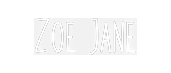 Custom Neon: Zoe Jane