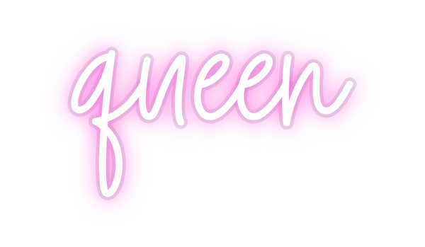 Custom Neon: queen