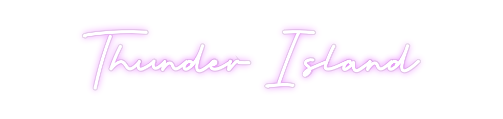 Custom Neon: Thunder Island