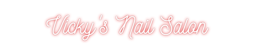 Custom Neon: Vicky's Nail ...