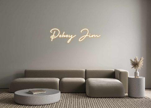 Custom Neon: Poboy Jim