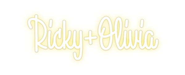 Custom Neon: Ricky+Olivia