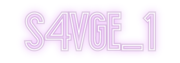 Custom Neon: s4vge_1