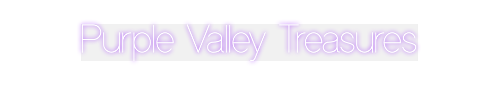 Custom Neon: Purple Valley...