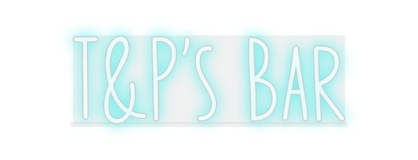 Custom Neon: T&P's Bar