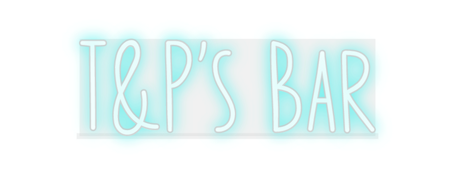 Custom Neon: T&P's Bar