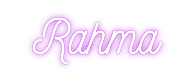 Custom Neon: Rahma