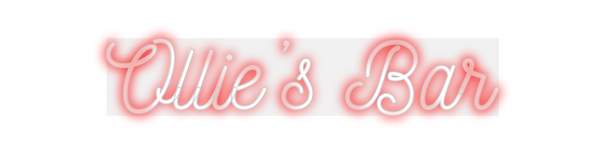 Custom Neon: Ollie’s Bar